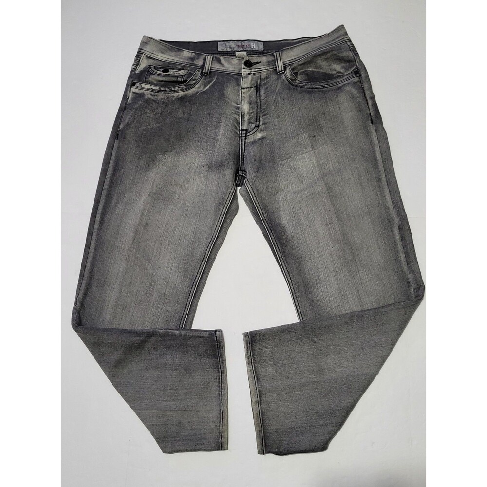 Halifax Denim Jeans Black Straight Men Size 40x32